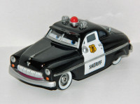 Disney Pixar Cars 1/55 Sheriff With Lenticular Eyes Diecast Car