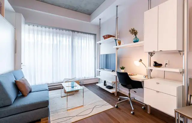 Fully Furnished Studio  |  $1,600   |  Griffintown