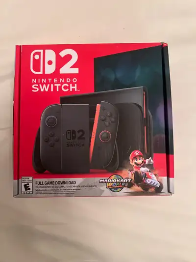 Nintendo switch 2 avec Mario kart , View more
