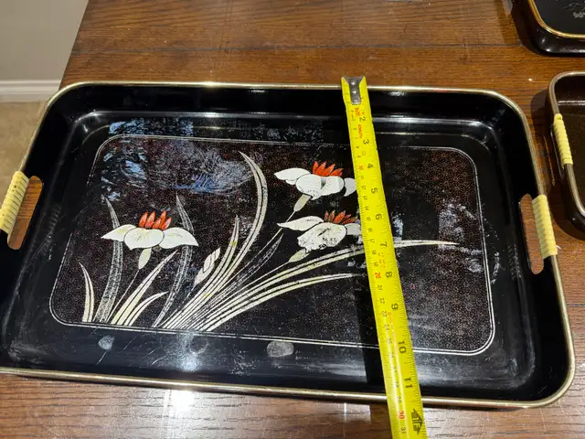 Black Lacquer Serving Trays549769169266298884