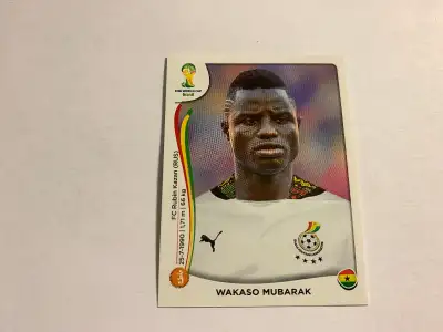 2014 Panini FIFA World Cup Stickers Brazil W. MUBARAK #538 GHANA, View more