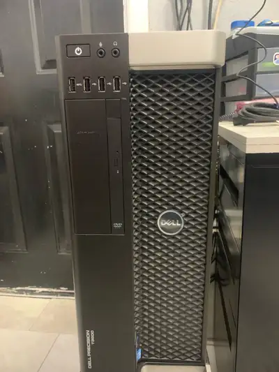 Dell Precision T3600 workstation Great condition build for tough 8 gb ram 128 ssd Win 11 pro GeForce...