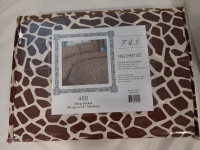 KING SHEET SET ANIMAL PRINT BRAND NEW