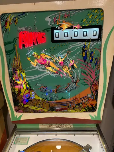 Atlantis Wedge Head Pinball Machine, View more