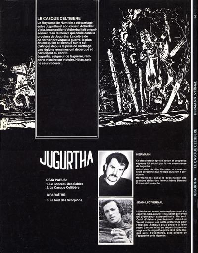 JUGURTHA 2 LE CASQUE CELTIBÈRE 1977 HERMANN-VERNAL dans Bandes dessinées  à Laval/Rive Nord - Image 2