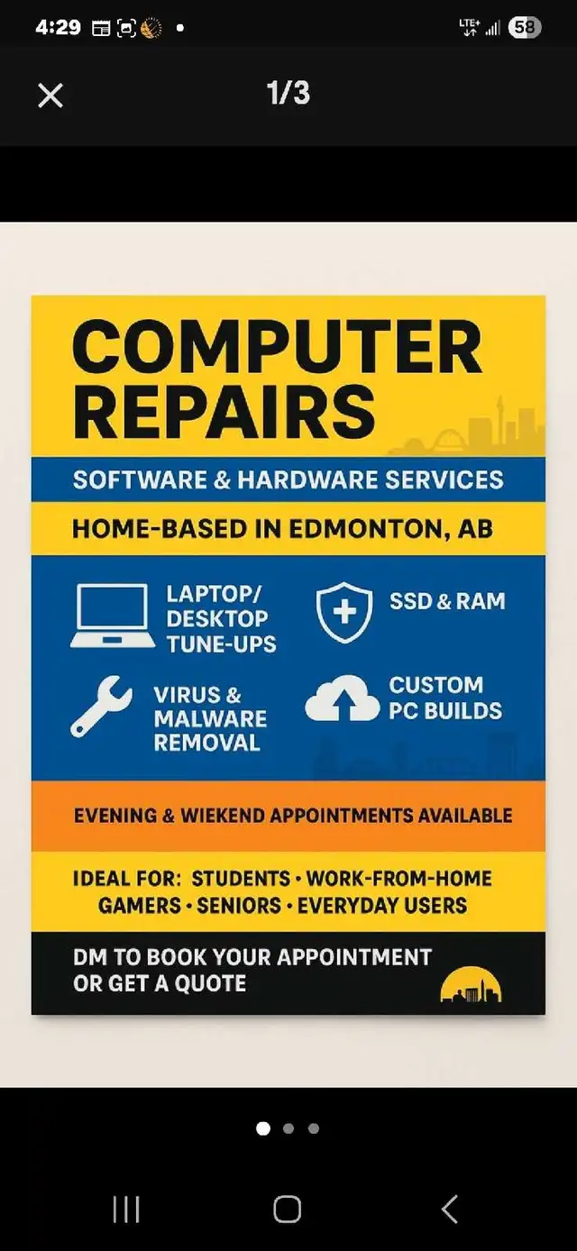 5-Star Rated PC & Laptop Repair  Quick Diagnostics & Fixes in Desktop Computers in Edmonton - Image 6