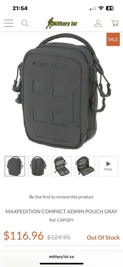 Maxpedition Compact Admin Pouch CAP, View more