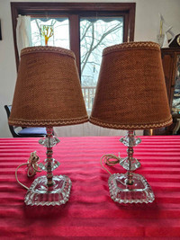 Vintage glass lamps 2