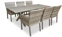 Ensemble de table à dîner et chaises qualite outdoor furniture