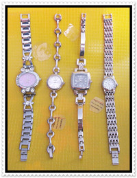 STAINLESS STEEL QUARTZ LADY WATCHES