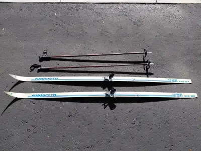 Cross country skis and poles, View more