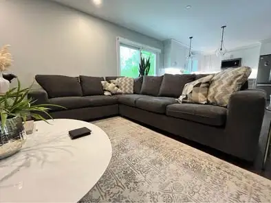 Austin & Taylor Grey Sectional Sofa, View more