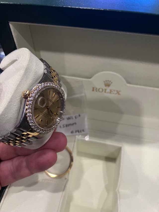 Rolex 36mm 2 tone dans Bijoux et montres  à Ville de Montréal - Image 4