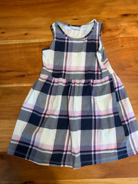2-4 Years - H&M Cotton Plaid Dress