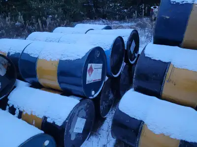 Empty Barrels $25.00, Each Located in Mackenzie, BC Call or Text Eric 250-997-7557 Text Preferred (M...