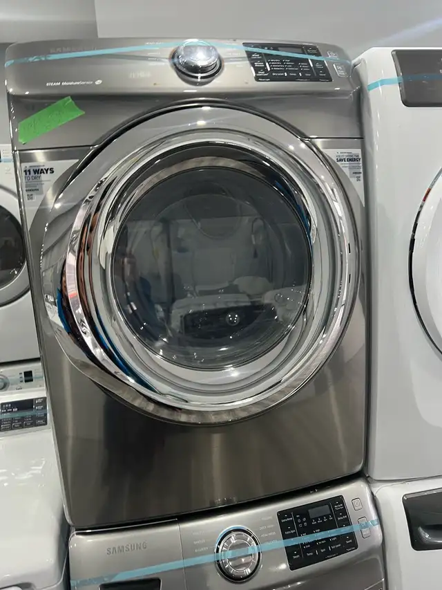 wow!! Samsung front load washer dryer stainless steel  in Washers & Dryers in Mississauga / Peel Region - Image 3