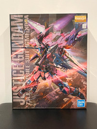 Bandai MG ZGMF-X09A Justice Gundam 1/100 Model Kit - Brand New,