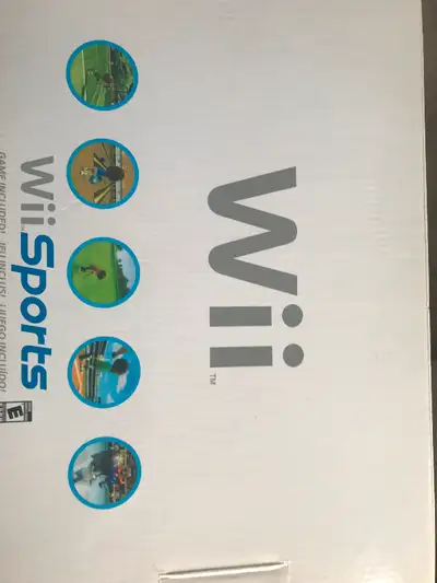 Wii Sports ..box etc console All complete..