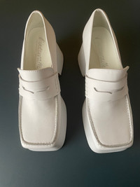 Size 7.5 platform loafers-new