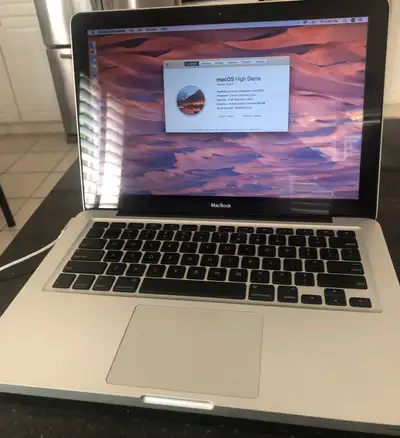 13” Apple MacBook and like new AirPod pros in box. Both chargers are included