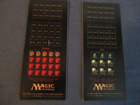 2 VINTAGE UNPUNCHED COUNTERS-TOKENS-MAGIC THE GATHERING-1995