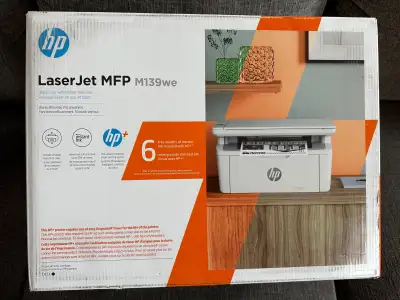HP LaserJet M139we Monochrome Wireless All-In-One Laser Printer, View more