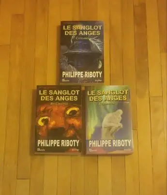 COFFRET: 3 livres par PHILIPPE RIBOTY: LE SANGLOT DES ANGES., View more