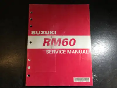 2003-2004 Suzuki RM60 Service Manual, View more