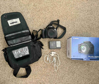 Canon PowerShot SX30 IS 35x zoom w/ 8GB SD card + bag + charger