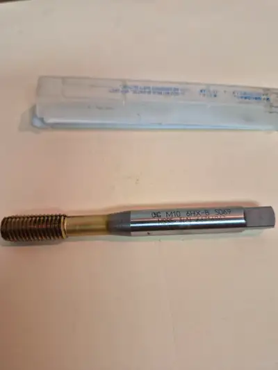 OSG Roll Form Tap Coolant Thru M10 x 1.5 6HXB TIN Threading Tool, View more