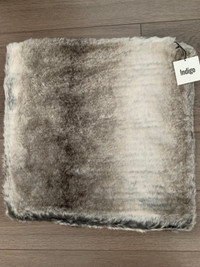 Brand new Set of 2 faux fur pillow covers