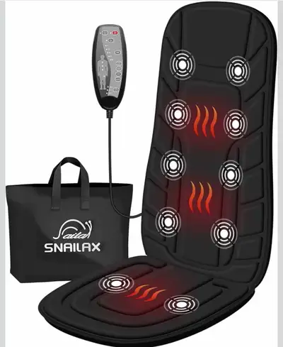 Snailax Back Massager with Heat, Massage Seat Cushion, View more