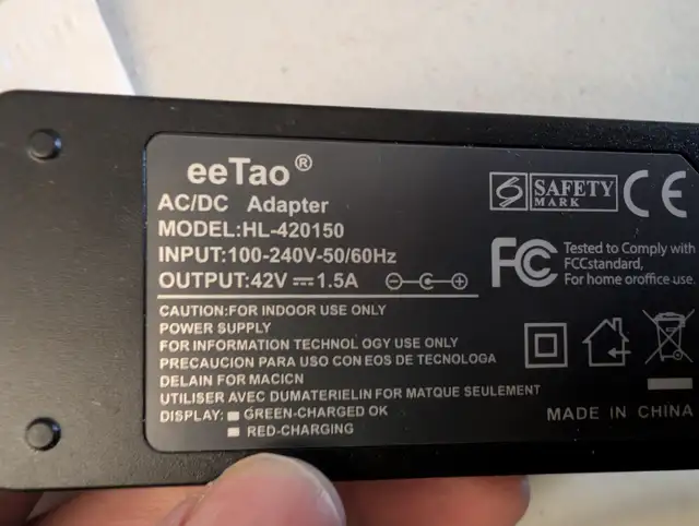 42v Power Charger for ebikes or scooters, tip 5.5mm or 8mm in General Electronics in Oshawa / Durham Region - Image 10