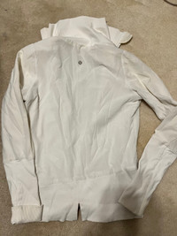 Lululemon white light jacket with internal zipper (see last pic)