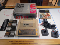 Atari 400 8-bit computer and games