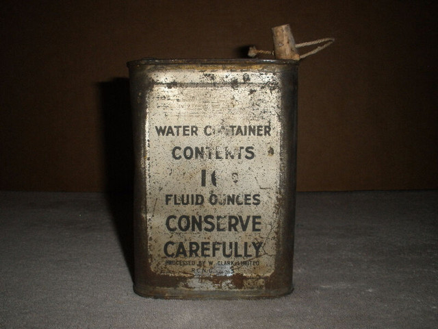 1943 Wartime Water Container - Never Opened in Arts & Collectibles in London