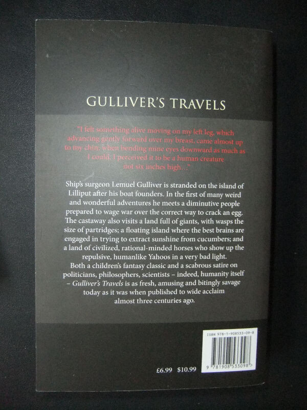 NEW A Classic Tale: Gulliver's Travels by Jonathan Swift in Fiction in Mississauga / Peel Region - Image 2