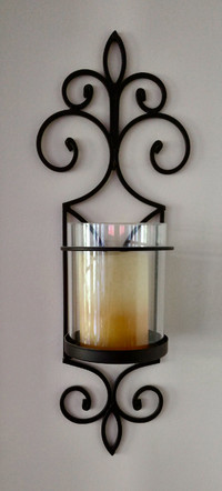 Pair of Wall CANDLE SCONCES or HOLDERS