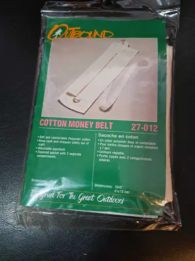 Outbound Cotton Money Belt, View more