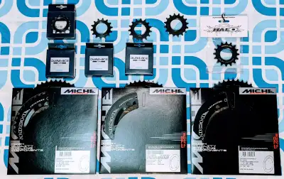 Shimano Track Bike Cogs & Miche Pista Chainrings - NEW, View more