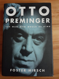 FREE DELIVERY  OTTO PREMINGER HARD COVER BOOK