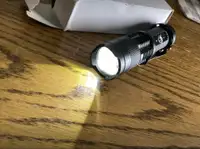 Cree Flashlight- very bright, with spotlight 