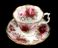 Royal Albert Summer Bounty Series 'Ruby' English Teacup & Saucer