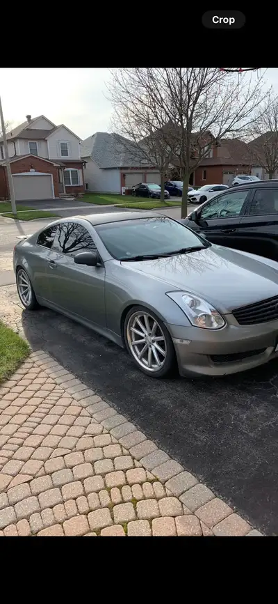 Modified G35 coupe. Has an LS2 swap with Siemens 1000cc injectors and LS7 lifters. ARP head bolts an...