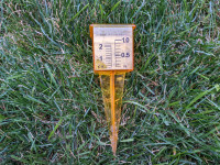 Rain gauge/sprinkler gauge