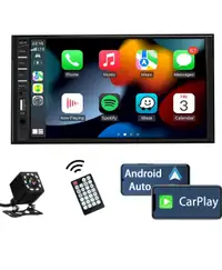 Double Din Car Stereo Compatible with Apple Carplay and Android 