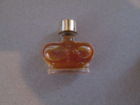 small AVON collector crown with perfume