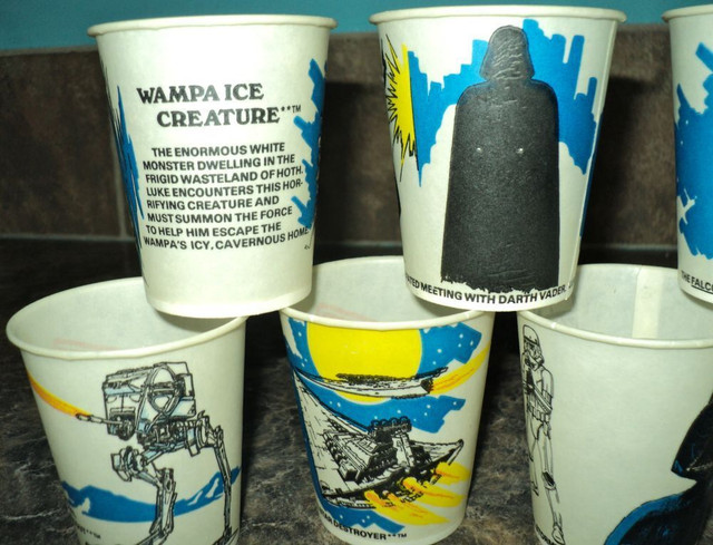 THE EMPIRE STRIKES BACK- VINTAGE 1981 DIXIE CUPS in Arts & Collectibles in Edmonton - Image 3