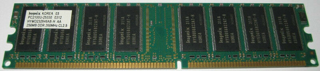 Hynix 256MB DDR 266MHz CL2.5 Memory RAM dans Autre  à Ville de Montréal - Image 2