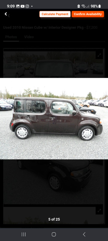 2010 Nissan Cube in good condition. Clean Carfax.